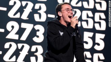 Logic performs onstage during the 2017 MTV Video Music Awards at The Forum on August 27, 2017 in Inglewood, California.