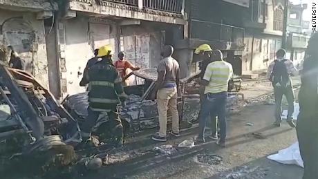 The explosion took place in Cap-Haitien, northern Haiti, late on Monday.