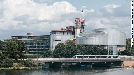 The European Court of Human Rights in Strasbourg, France.