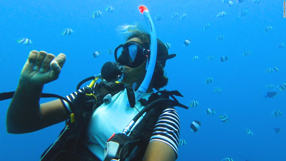 This scuba instructor believes diving is the key to protecting coral in the Maldives