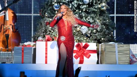 Mariah Carey performs onstage during her &quot;All I Want For Christmas Is You&quot; tour at Madison Square Garden on December 15, 2019 in New York City. 