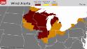 Parts of the Midwest ravaged by tornadoes and high winds