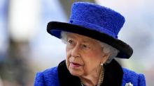 Queen Elizabeth II during the Qipco British Champions Day at Ascot Racecourse on October 16, 2021 in Ascot, England. 