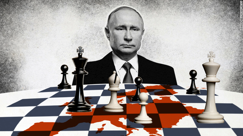 On Europe’s chessboard, Putin has threatening moves