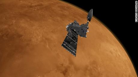 La sonde Gas Tracking a été lancée en orbite autour de Mars en 2016.