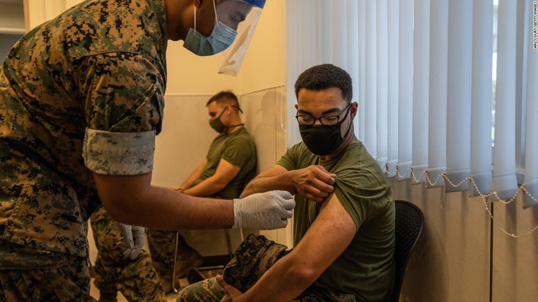 Marine Corps discharges 103 service members for refusing Covid-19 vaccine
