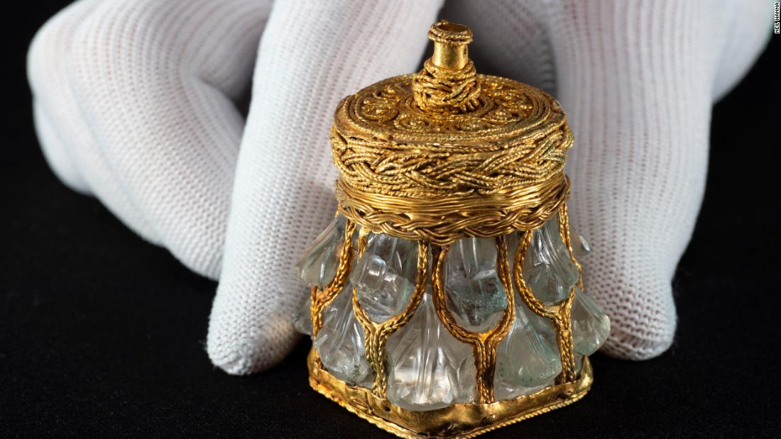 An ancient rock crystal jar is revealed in its full glory -- but it still retains some secrets