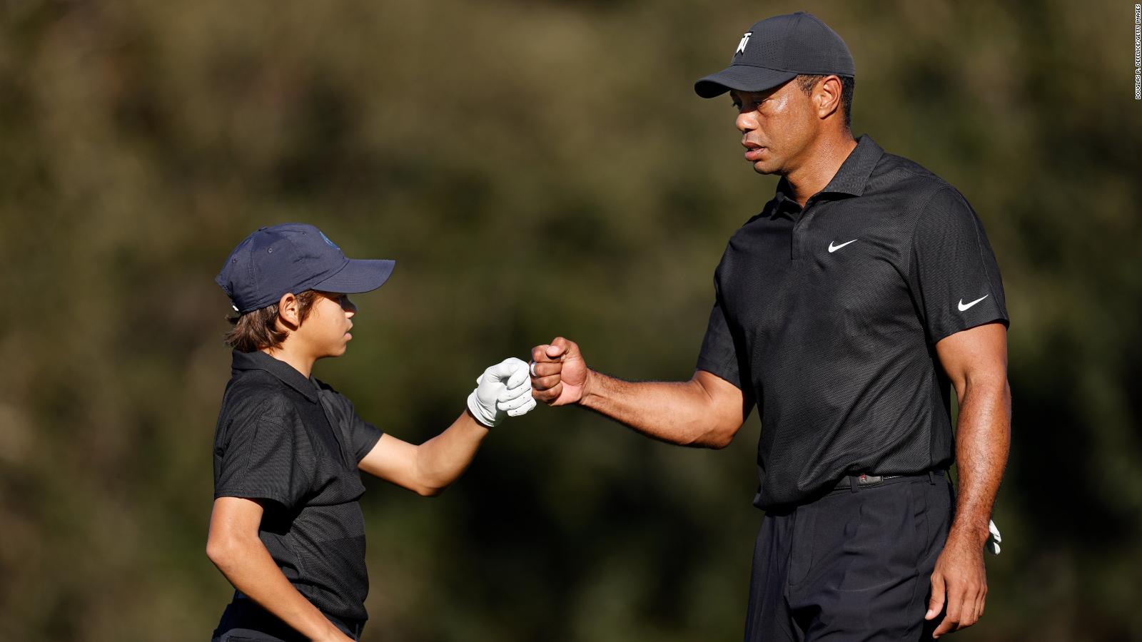 Tiger Woods And His Son Charlie Finish Nd At Pnc Championship Cnn