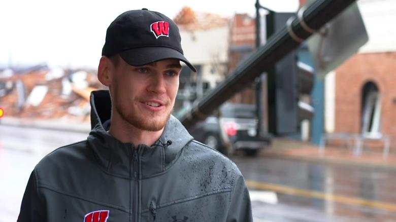 Wisconsin basketball player raises money for hometown after deadly tornadoes