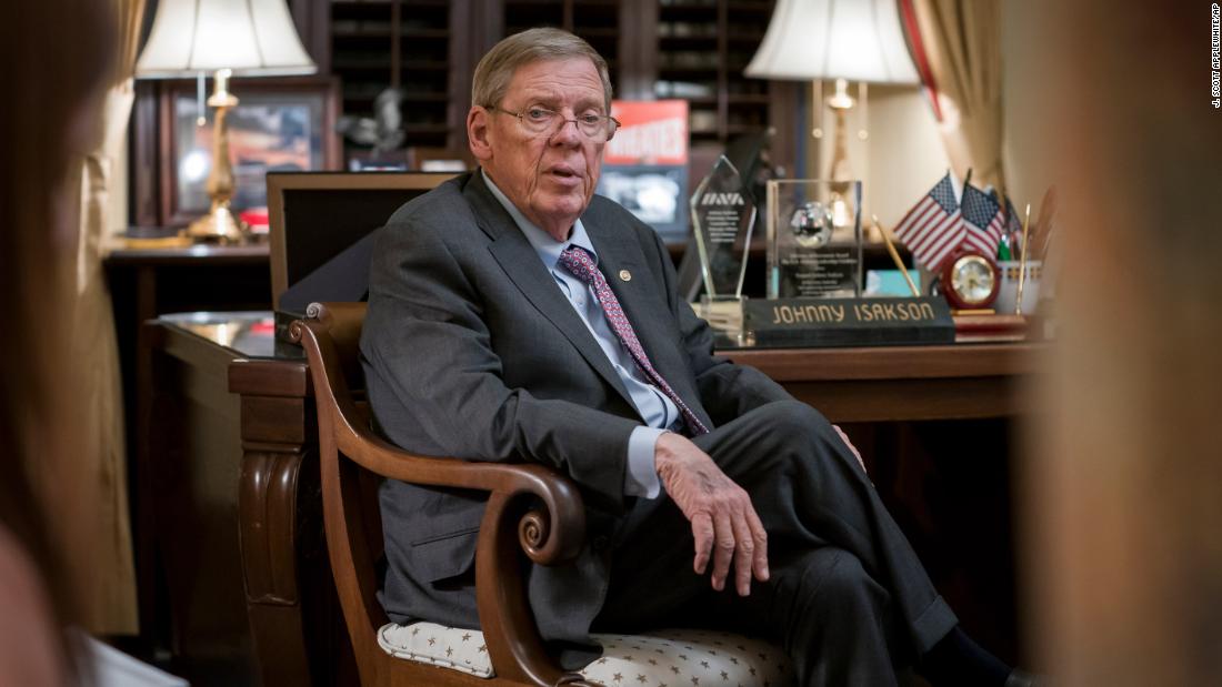 Former US Sen. &lt;a href=&quot;https://www.cnn.com/2021/12/19/politics/johnny-isakson-dies-at-76/index.html&quot; target=&quot;_blank&quot;&gt;Johnny Isakson,&lt;/a&gt; a Republican from Georgia who held a long career in politics, died on December 19. He was 76. Isakson was a senator for nearly 15 years until he resigned from office in 2019, citing health concerns.