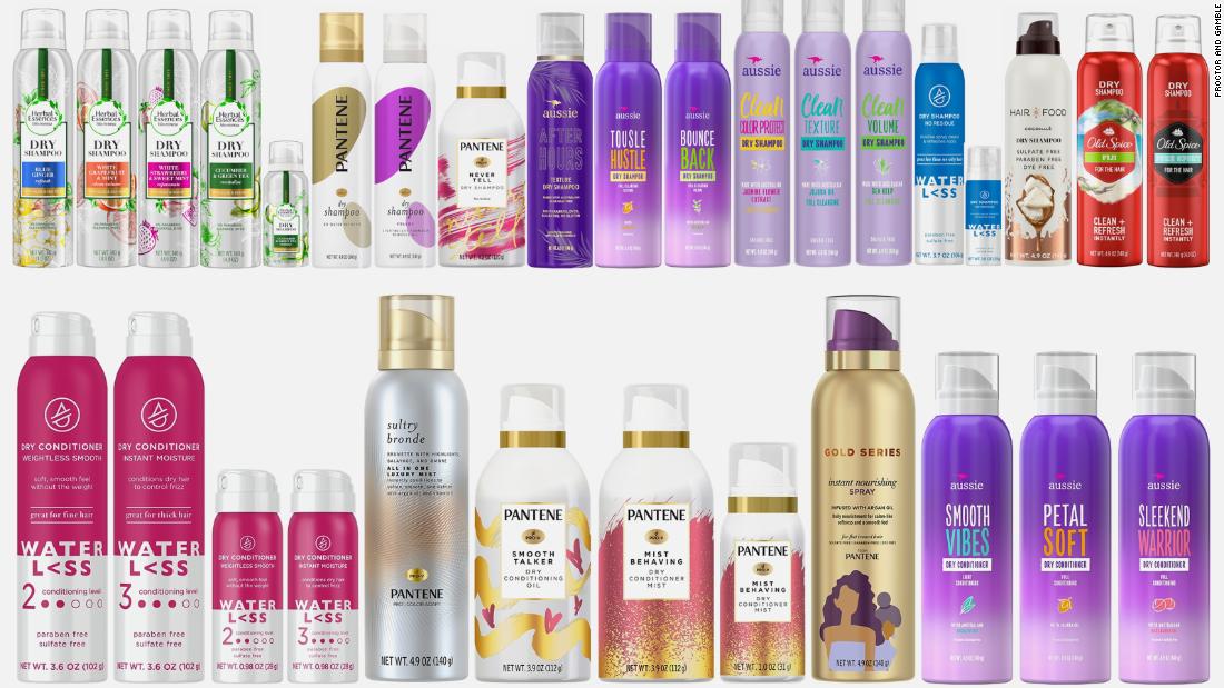 Dozens of Pantene and Herbal Essences shampoos recalled for cancer-causing chemical