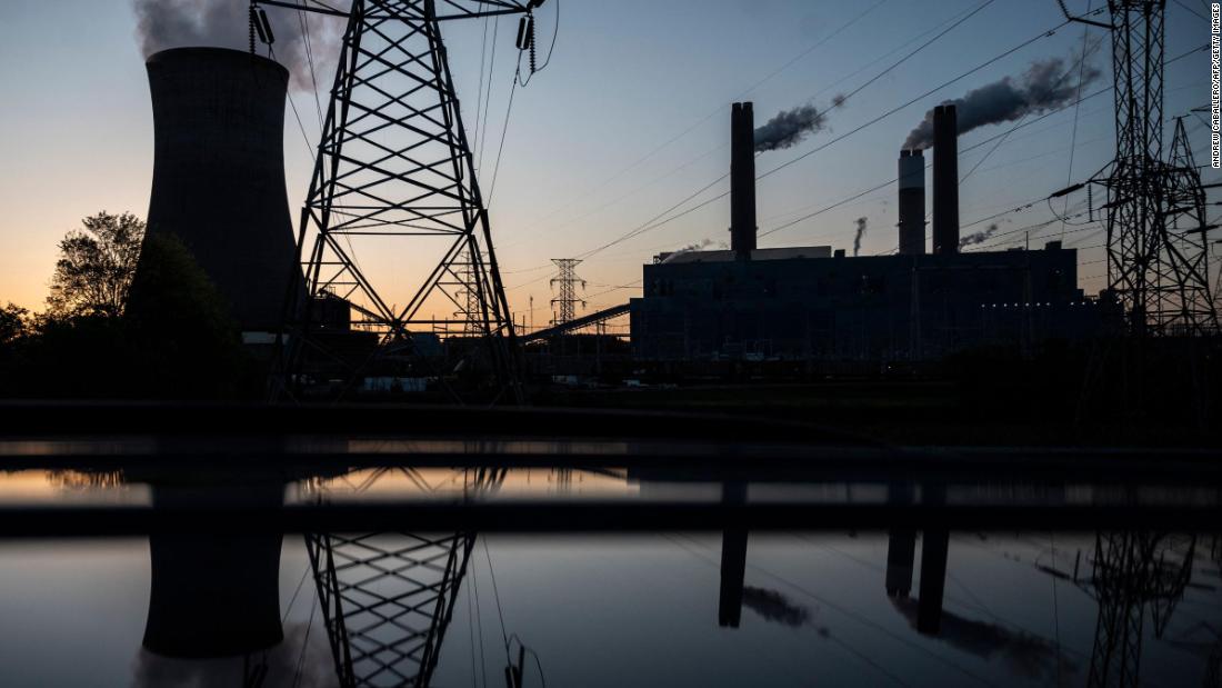 Steam rises from the Miller coal Power Plant in Adamsville, Alabama.