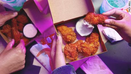Taco Bell adds chicken wings to menus across the country.