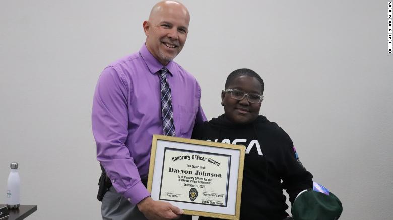 11-year-old honored for saving fellow student from choking and woman from house fire all in one day
