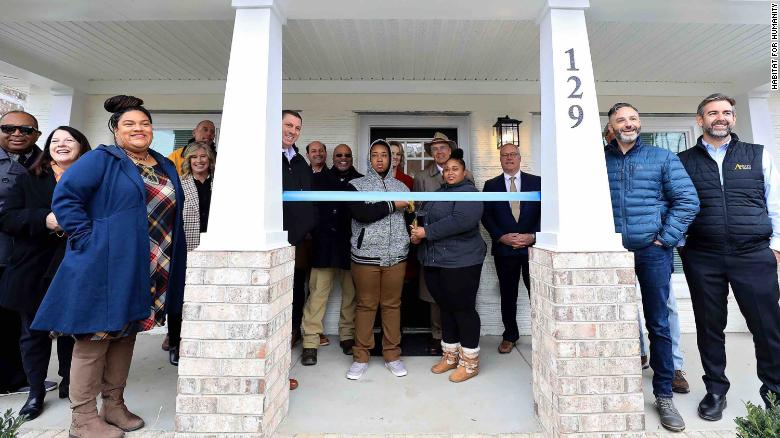 Virginia family gets keys to Habitat for Humanity’s first 3D-printed home in the US