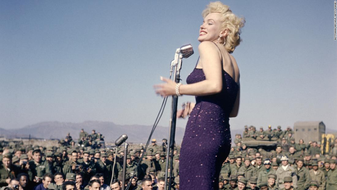 Thousands of US Marines stationed in Korea gathered to listen to Monroe sing. &quot;The highlight of my life was singing for the soldiers there,&quot; she said. &quot;I stood out on an open stage, and it was cold, but I swear I didn&#39;t feel a thing except good.&quot;