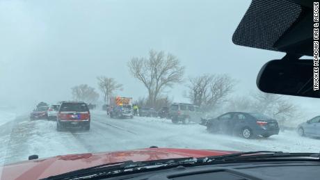 Injuries reported in 20 car pileup during whiteout conditions in Nevada