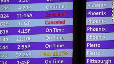 Travel nightmare: 2,000 additional flights canceled on Monday
