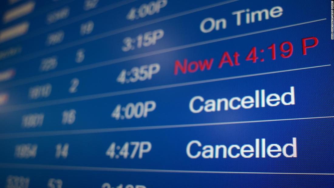 What should I do if my flight has been canceled or delayed?