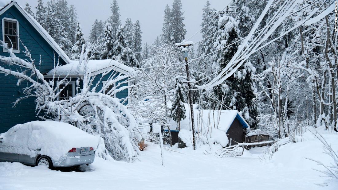 The nearly 17 feet of snow in California's Sierra Nevada is crushing records