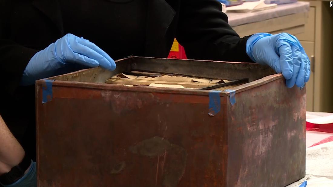 1865 magazine clipping Bible removed from second time capsule found at former site of Robert E. Lee statue – CNN