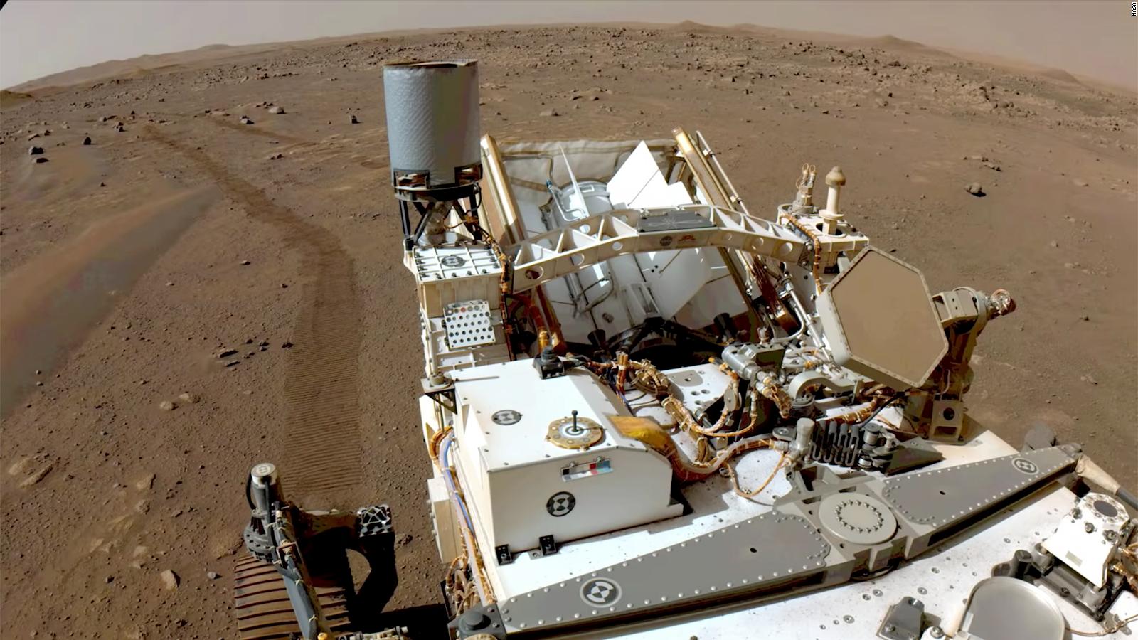 Estos son los históricos pasos del rover Perseverance en Marte, en el ...