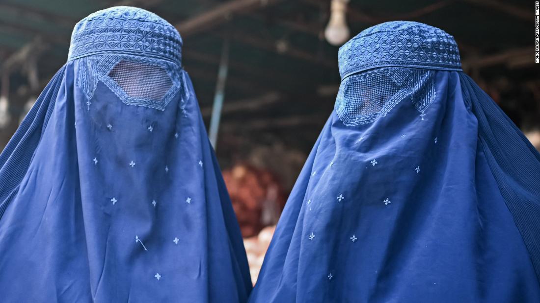 Taliban decree orders women in Afghanistan to cover their faces