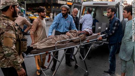 The airport attack in Afghanistan occurred as the US and its allies raced to evacuate Afghans amid the Taliban's resurgence. 