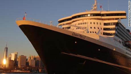 Queen Mary 2 ocean liner won&#39;t return to New York after dropping off 10 Covid-positive passengers
