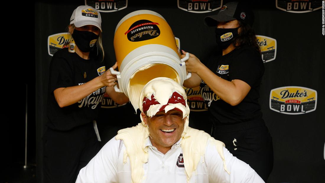 Move aside Gatorade: Food-sponsored bowl games are dumping more creative products on the winning team