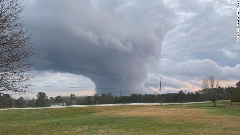 Tornadoes from rare supercell caused damage in Georgia