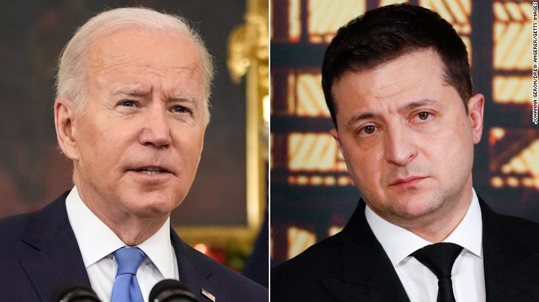 US President Joe Biden and Ukrainian President Volodymyr Zelensky