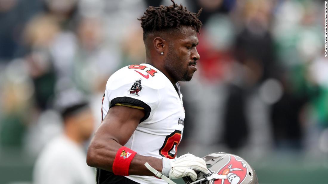 Former Tampa Bay Buccaneers receiver Antonio Brown says team tried to pay him $200K to receive mental health care