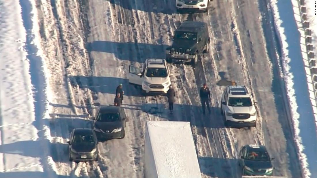 Motorists spent hours on an icy major interstate in Virginia – CNN