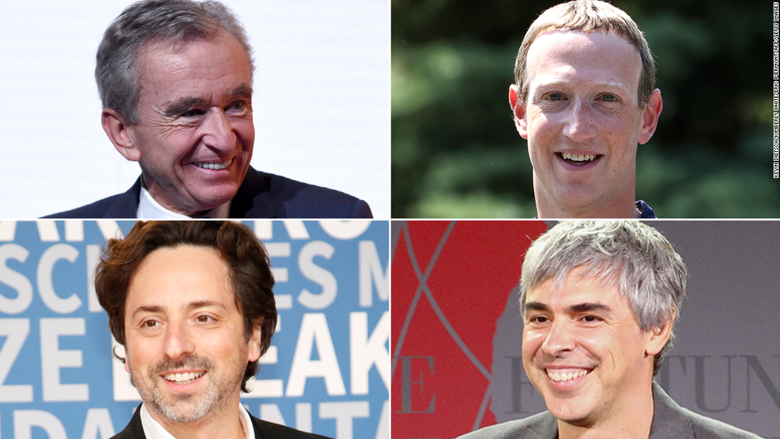 The world's 500 richest people became $1 trillion richer last year