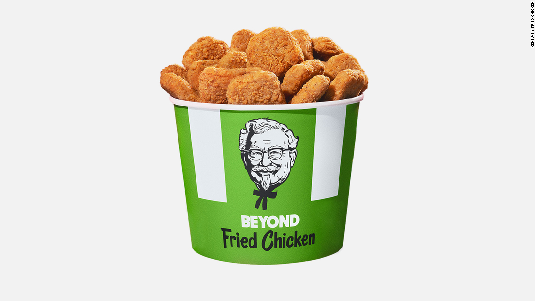 Além do frango frito: o novo menu do KFC tem gosto de frango (mas não tem)