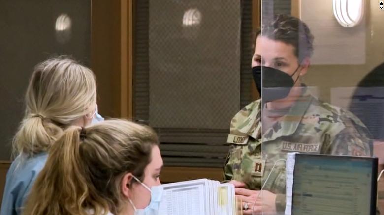 Overwhelmed hospitals get help from National Guard 