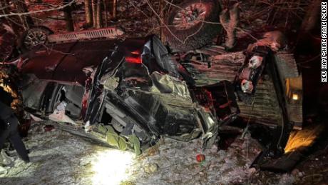 Tinsley&#39;s owner was one of two men injured in a truck crash, New Hampshire State Police said.
