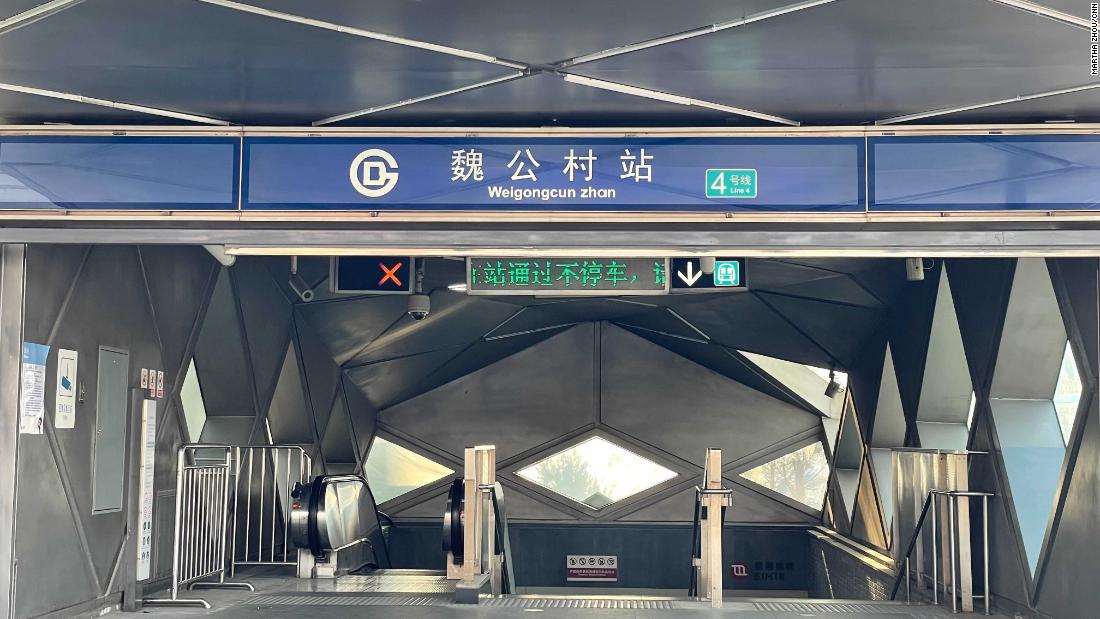 In Beijing subway, English names are being replaced by romanized Chinese ahead of Winter Olympics