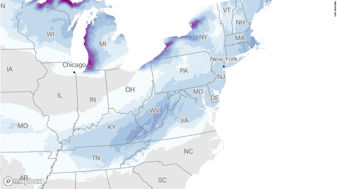 Another round of freezing rain and snow, including the I-95 corridor