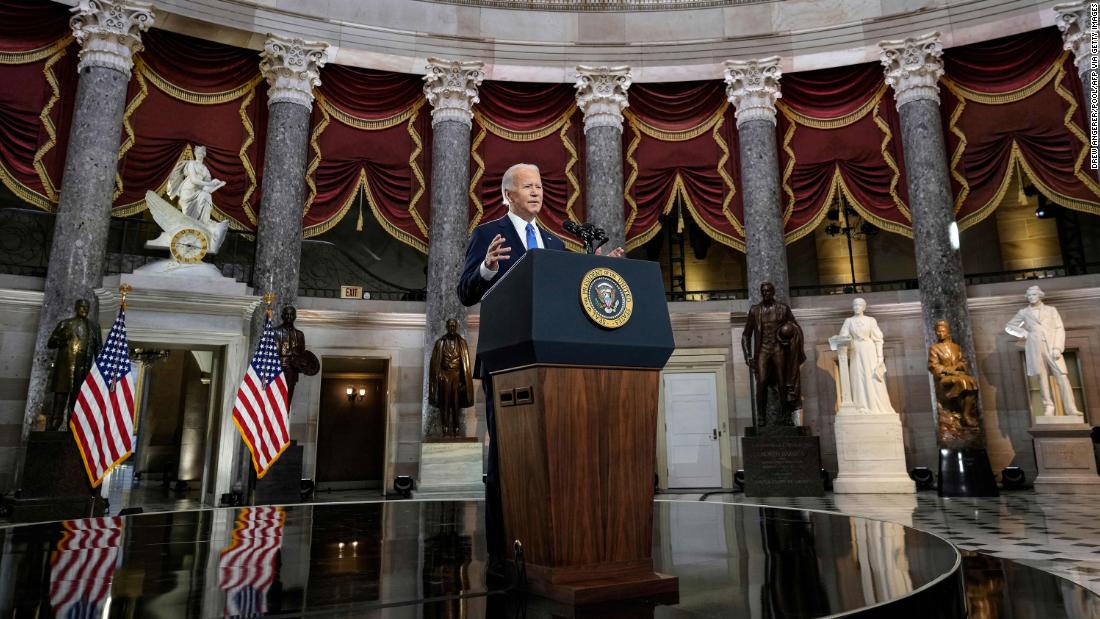 Biden to amp up the pressure on the Senate to change filibuster rules for voting rights during Atlanta speech