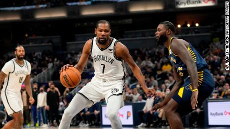 Durant led the way for Brooklyn with 39 on the night.
