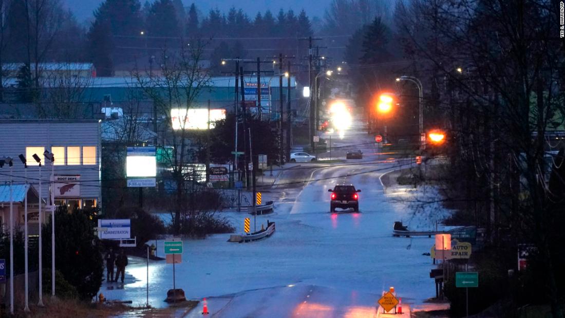 Evacuations ordered due to imminent flooding from heavy rain and snow in Washington state – CNN
