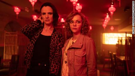 Juliette Lewis as Natalie and Christina Ricci as Misty in &#39;Yellowjackets.&#39; 