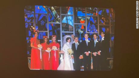 The Brose and their wedding in a 1969 photo.