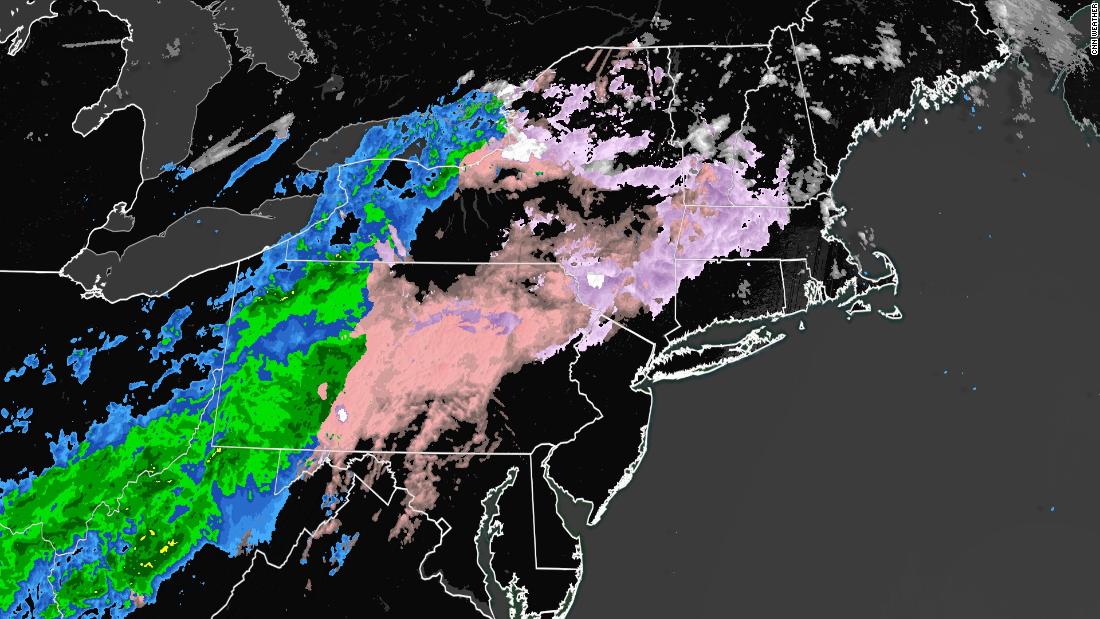 'Extremely dangerous travel conditions' expected as ice blankets much of the Northeast while the Gulf Coast could get pummeled with storms