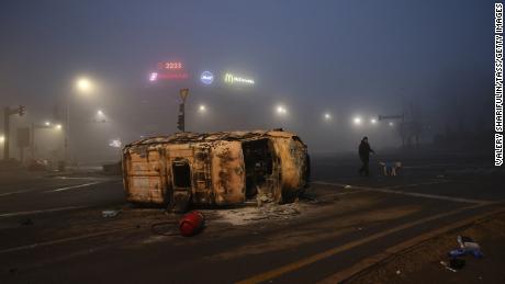 Unrest in the country has seen buildings and property destroyed.