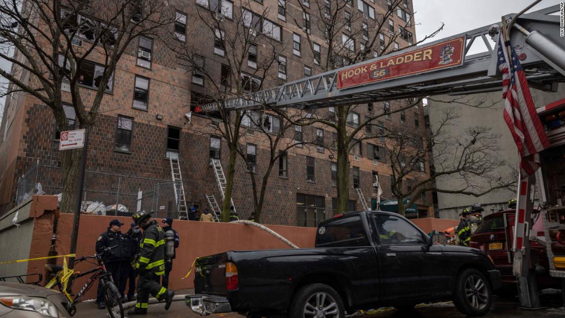 Bronx apartment fire that left 19 dead and 63 injured started with a bedroom space heater fire chief says – CNN