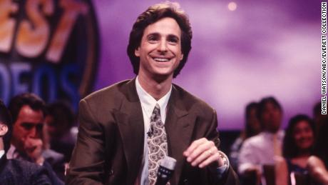 Bob Saget in1990 on &quot;America&#39;s Funniest Home Videos.&quot;