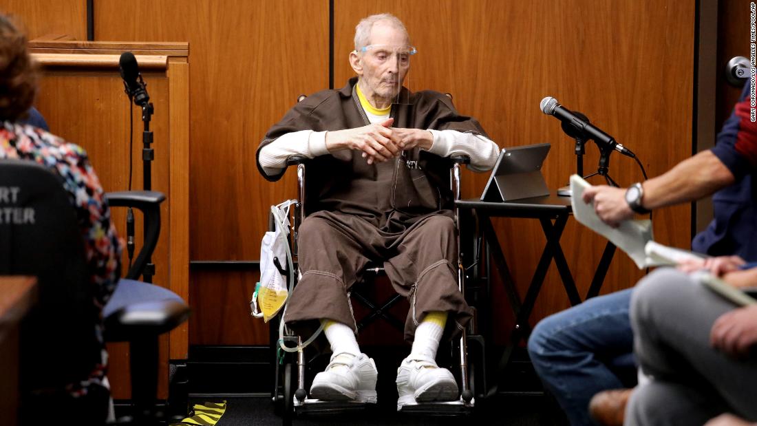 Durst testifies in his murder trial in August 2021.